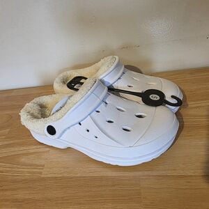 New Royal Deluxe Women's Faux Fur Lined Clog House Garden Indoor Outdoor Shoe